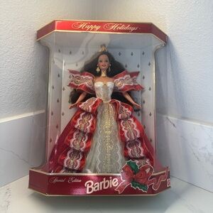 1997 Christmas Barbie Special Edition Happy Holidays Doll Mattel